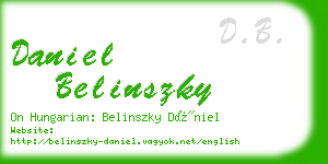daniel belinszky business card